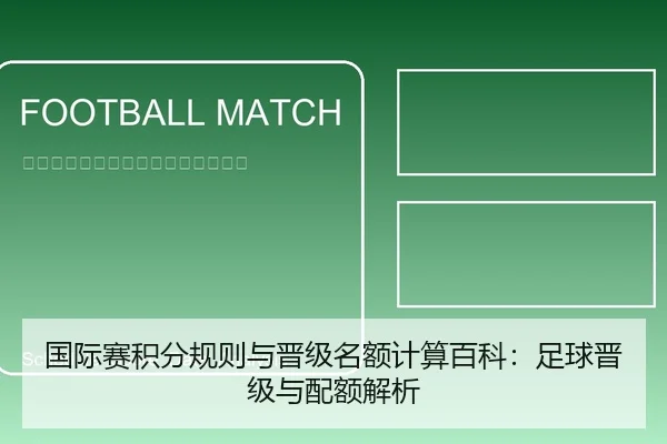 国际赛积分规则与晋级名额计算百科：足球晋级与配额解析